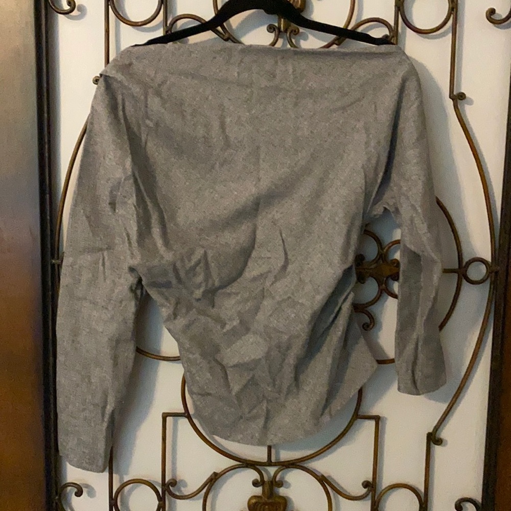 Zara asymmetrical linen top